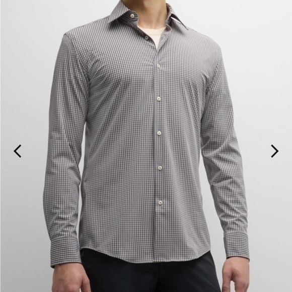 Hugo Boss Mens Sharp Fit Button Up shirt size 15 (32/33)